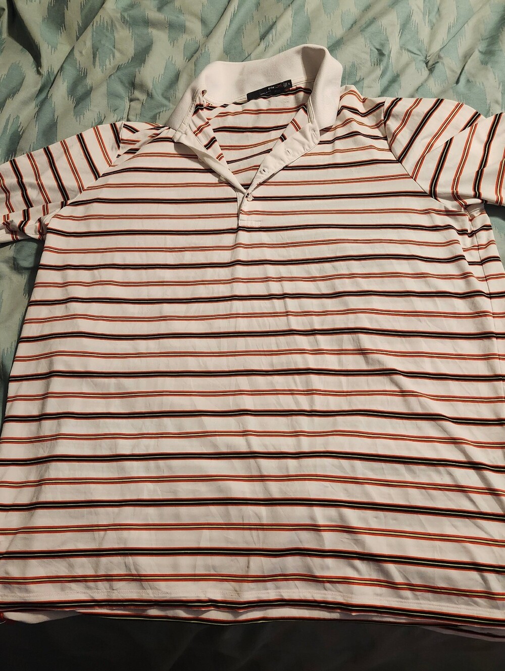 RLX Ralph Lauren Multicolor Stripes Golf Polo Men's‎ Size XL